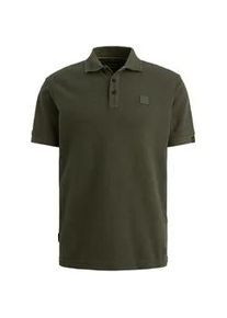 PME-Legend Poloshirt PME LEGEND "Short Sleeve Polo Popcorn Jersey", Herren, Gr. M, beluga, Jersey, Obermaterial: 100% Baumwolle, unifarben, regular fit h&uuml;ftbedeckend, Rundhals, Rippb&uuml;ndchen, Shirts, aus Baumwolle