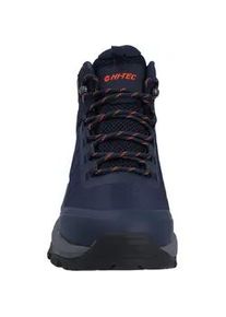 Wanderschuh HI-TEC "Hi-Tec Stiefel Storm Expedition Sport Wp", Herren, Gr. 39, Normalschaft, marineblau, orange, Obermaterial: 60% Textil + 40% Synthetik Futter: 100% Textil Innensohle: 90% EVA/10% Textil Laufsohle: 100% Synthetik, Schuhe Wanderschuh