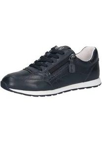 Sneaker Caprice "Caprice Sneaker Nappaleder", Damen, Gr. 40, ocean, Nappaleder, Schuhe Sneaker