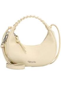 Beuteltasche Tamaris "Beutel TAS Kate", Damen, Gr. B/H/T: 20cm x 15cm x 10cm 0, gelb (lightgelb 431), Polyurethan, Taschen Beuteltasche