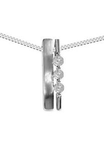 Kette mit Anh&auml;nger OSTSEE-SCHMUCK "- Gleiter-Alicia - Silber 925/000 - Zirkonia" Gr. 50, silber (silber 925, silberfarben, wei&szlig;), Schmuck_Sets, Damen, 50, Silber 925 (Sterlingsilber)