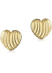 Paar Ohrstecker Celesta, gelb, Ohrringe, Damen, one-size, Silber 925 (Sterlingsilber)