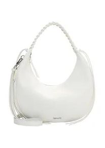 Beuteltasche Tamaris "Beutel TAS Kate", Damen, Gr. B/H/T: 32cm x 27cm x 11cm 0, wei&szlig; (wei&szlig; 300), Polyurethan, Taschen Beuteltasche