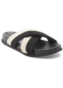 Sandale Roxy "Syenna", Damen, Gr. 9(40), schwarz, cream, Obermaterial:Obermaterial: 100% Walkfrottier, Futter, 100% Textil, Laufsohle: 100% TPR;, Schuhe Sandale