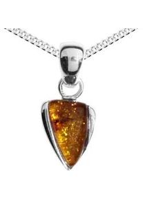 Kette mit Anh&auml;nger OSTSEE-SCHMUCK "- Lara - Silber 925/000 - Bernstein" Gr. 45, silber (silber 925, silberfarben, wei&szlig;), Schmuck_Sets, Damen, 45, Silber 925 (Sterlingsilber)