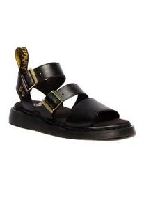 Riemchensandale Dr. Martens "Gryphon", Damen, Gr. 38, schwarz, Leder, Schuhe Riemchensandale, R&ouml;mersandale, Sommerschuh im derben Dr. Martens Look - schmale Form