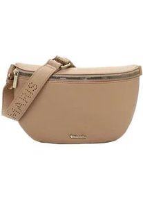 Umh&auml;ngetasche Tamaris "Umh&auml;ngetasche TAS Kiri", Damen, Gr. B/H/T: 26cm x 17cm x 6cm 0, beige (sand 420), Polyurethan, Taschen Umh&auml;ngetasche