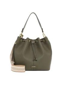 Beuteltasche SURI FREY "Beutel SFY Gray", Damen, Gr. B/H/T: 35cm x 30cm x 15cm 0, gr&uuml;n (khaki 910), Polyurethan, Taschen Beuteltasche