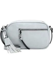 Umh&auml;ngetasche Tamaris "Umh&auml;ngetasche TAS Nele", Damen, Gr. B/H/T: 26cm x 17cm x 9cm 0, blau (lightblau 530), Polyurethan, Taschen Umh&auml;ngetasche