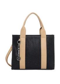 Shopper SURI FREY "Shopper SFY Lilly", Damen, Gr. B/H/T: 31cm x 25cm x 12cm 0, blau (blau 500), Polyurethan, Taschen Shopper