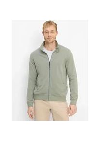 Sweatjacke Brax "Style SCOTT", Herren, Gr. 4XL (62/64), gr&uuml;n, 82% Baumwolle, 18% Polyester, Sweatjacken Sweatjacke