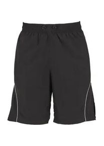 Shorts Urban Classics "Urban Classics Piped Panel Trackshorts", Herren, Gr. XXL, US-Gr&ouml;&szlig;en, schwarz, 100% Polyester, unifarben, normal, Hosen Shorts