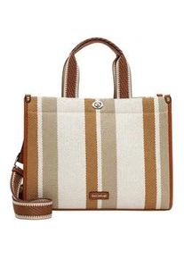 Emily & Noah Shopper EMILY & NOAH "Shopper E&N Jasmin", Damen, Gr. B/H/T: 36cm x 27cm x 14cm 0, beige (sand 420), Polyester, Taschen Shopper