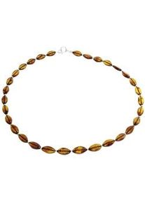 Kette ohne Anh&auml;nger OSTSEE-SCHMUCK "- Tasja - Bernstein -" Gr. 50, braun (bernsteinfarben, braun), Halsketten, Damen, 50, Bernstein