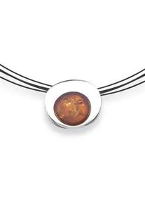 Kette mit Anh&auml;nger OSTSEE-SCHMUCK "- Gleiter-Alina 19 mm - Silber 925/000 - Bernstein" Gr. 42, silber (silber 925, silberfarben, wei&szlig;), Schmuck_Sets, Damen, 42, Silber 925 (Sterlingsilber)