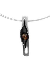 Kette mit Anh&auml;nger OSTSEE-SCHMUCK "- Gleiter-Hedi-Sarah Vicenca - Silber 925/000 - Bernstein" Gr. 45, silber (silber 925, silberfarben, wei&szlig;), Schmuck_Sets, Damen, 45, Silber 925 (Sterlingsilber)