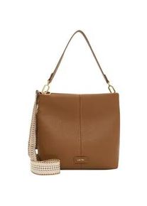 Beuteltasche SURI FREY "Beutel SFY Gray", Damen, Gr. B/H/T: 31cm x 32cm x 13cm 0, gelb (sahara 920), Polyurethan, Taschen Beuteltasche