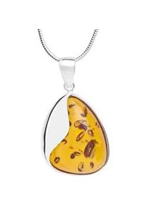 Kette mit Anh&auml;nger OSTSEE-SCHMUCK "- Jeska 34 - Silber 925/000 - Bernstein" Gr. 50, silber (silber 925, silberfarben, wei&szlig;), Schmuck_Sets, Damen, 50, Silber 925 (Sterlingsilber)