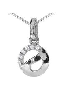 Kette mit Anh&auml;nger OSTSEE-SCHMUCK "- Romina - Silber 925/000 - Zirkonia" Gr. 40, silber (silber 925, silberfarben, wei&szlig;), Schmuck_Sets, Damen, 40, Silber 925 (Sterlingsilber)