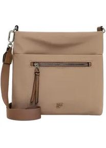 Umh&auml;ngetasche SURI FREY "Umh&auml;ngetasche SFY Destiney", Damen, Gr. B/H/T: 27cm x 27cm x 5cm 0, grau (taupe 900), Polyurethan, Taschen Umh&auml;ngetasche