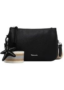 Umh&auml;ngetasche Tamaris "Umh&auml;ngetasche TAS Kea", Damen, Gr. B/H/T: 24cm x 16cm x 5cm 0, schwarz (schwarz 100), Polyurethan, Taschen Umh&auml;ngetasche