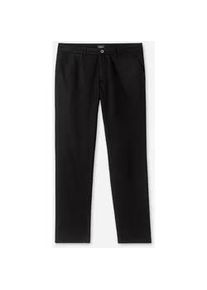 Chinohose OLYMP "ARONA", Herren, Gr. 36, L&auml;nge 34, schwarz, Web, Obermaterial: 67% Baumwolle, 24% Lyocell, 7% Polyester, 2% Elasthan, unifarben, slim fit lang, Hosen Chinohose, slim fit