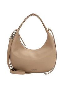 Beuteltasche Tamaris "Beutel TAS Kate", Damen, Gr. B/H/T: 32cm x 27cm x 11cm 0, gelb (sahara 920), Polyurethan, Taschen Beuteltasche