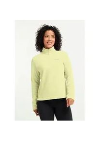 Stehkragenpullover Jack Wolfskin "TAUNUS 100 HZ W", Damen, Gr. M (38/40), daisy, Obermaterial: 100% POLYESTER, Pullover Stehkragenpullover