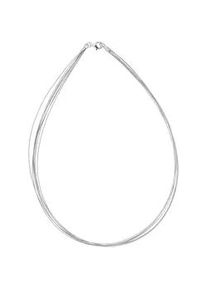 Halsreif OSTSEE-SCHMUCK "- Edelstahl 7-reihig - Edelstahl -" Gr. 42, grau (edelstahlfarben, grau, silberfarben), Halsketten, Damen, 42, Edelstahl