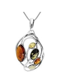 Kette mit Anh&auml;nger OSTSEE-SCHMUCK "- Loreen - Silber 925/000 - Bernstein" Gr. 70, silber (silber 925, silberfarben, wei&szlig;), Schmuck_Sets, Damen, 70, Silber 925 (Sterlingsilber)