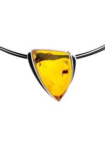 Kette mit Anh&auml;nger OSTSEE-SCHMUCK "- Gleiter-Lara - Silber 925/000 - Bernstein" Gr. 45, silber (silber 925, silberfarben, wei&szlig;), Schmuck_Sets, Damen, 45, Silber 925 (Sterlingsilber)