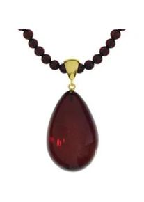 Kette ohne Anh&auml;nger OSTSEE-SCHMUCK "- Danielle - Bernstein -" Gr. 60, braun (braun, bernsteinfarben), Halsketten, Damen, 60, Bernstein