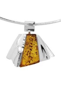 Kette mit Anh&auml;nger OSTSEE-SCHMUCK "- Mette - Silber 925/000 - Bernstein" Gr. 45, silber (silber 925, silberfarben, wei&szlig;), Schmuck_Sets, Damen, 45, Silber 925 (Sterlingsilber)