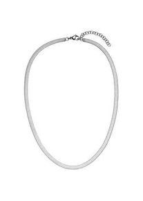 Collier Jobo "Halskette Herringbone", edelstahlfarben, Halsketten, Damen, Edelstahl, L: 45, Collier, Edelstahl 40-45 cm verstellbar