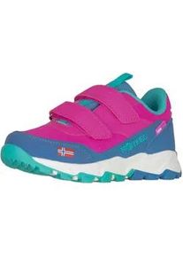 Outdoorschuh Trollkids "KIDS PREIKESTOLEN HIKER", Kinder, Gr. 38, light magenta, cornflower, aquamarine, morning dew, Synthetik, Textil, Schuhe Outdoorschuh, wasserdicht