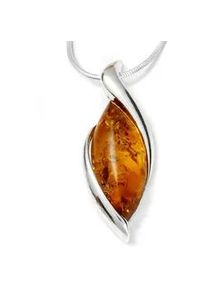 Kette mit Anh&auml;nger OSTSEE-SCHMUCK "- Patricia - Silber 925/000 - Bernstein" Gr. 42, silber (silber 925, silberfarben, wei&szlig;), Schmuck_Sets, Damen, 42, Silber 925 (Sterlingsilber)