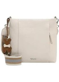 Umh&auml;ngetasche Tamaris "Umh&auml;ngetasche TAS Katrina", Damen, Gr. B/H/T: 29cm x 28cm x 5cm 0, beige (beige 400), Polyurethan, Taschen Umh&auml;ngetasche
