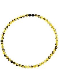 Kette ohne Anh&auml;nger OSTSEE-SCHMUCK "- Kugel 8 mm - Bernstein -" Gr. 50, gr&uuml;n (gr&uuml;n, bernsteinfarben), Halsketten, Damen, 50, Bernstein
