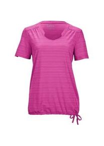 T-Shirt Killtec "KOS 46 WMN TSHRT", Damen, Gr. 40, rubinrosa, Obermaterial: 93% Polyester, 7% Elasthan, Rundhals, Shirts T-Shirt, Schnelltrocknend, feuchtigkeitstransportierend, verstellbarer Saum