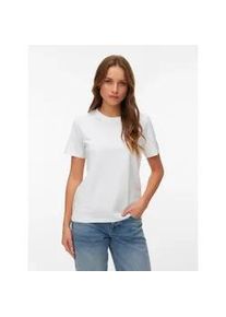 V&eacute;ro Moda T-Shirt VERO MODA "VMPAULINA SS T-SHIRT 2-PACK JRS", Damen, Gr. M, schwarz pack:hellwei&szlig;, Jersey, Obermaterial: 100% Baumwolle, unifarben, regular fit normal, Rundhals, Shirts T-Shirt, Baumwolle, regular fit