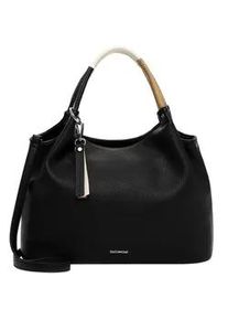 Emily & Noah Shopper EMILY & NOAH "Shopper E&N Jeanine", Damen, Gr. B/H/T: 37cm x 32cm x 12cm 0, schwarz (schwarz 100), Polyurethan, Taschen Shopper