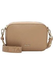 Umh&auml;ngetasche Tamaris "Umh&auml;ngetasche TAS Kiri", Damen, Gr. B/H/T: 21cm x 15cm x 6cm 0, beige (sand 420), Polyurethan, Taschen Umh&auml;ngetasche
