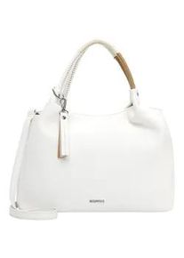 Emily & Noah Shopper EMILY & NOAH "Shopper E&N Jeanine", Damen, Gr. B/H/T: 37cm x 32cm x 12cm 0, wei&szlig; (wei&szlig; 300), Polyurethan, Taschen Shopper