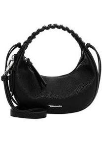 Beuteltasche Tamaris "Beutel TAS Kate", Damen, Gr. B/H/T: 20cm x 15cm x 10cm 0, schwarz (schwarz 100), Polyurethan, Taschen Beuteltasche