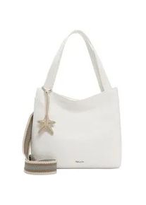 Shopper Tamaris "Shopper TAS Kea", Damen, Gr. B/H/T: 37cm x 32cm x 16cm 0, wei&szlig; (wei&szlig; 300), Polyurethan, Taschen Shopper
