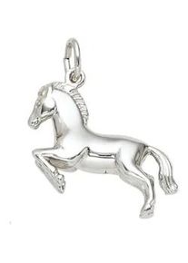 Kettenanh&auml;nger Jobo "Anh&auml;nger Kinderanh&auml;nger Pferd 21 mm", silber 925, Schmuckanh&auml;nger, M&auml;dchen, Silber 925 (Sterlingsilber), Kettenanh&auml;nger, 925 Silber rhodiniert