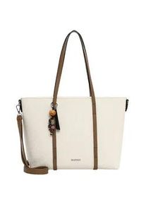 Emily & Noah Shopper EMILY & NOAH "Shopper E&N Johanna", Damen, Gr. B/H/T: 41cm x 27cm x 14cm 0, beige (ecru 320), Polyurethan, Taschen Shopper