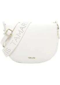 Umh&auml;ngetasche Tamaris "Umh&auml;ngetasche TAS Kiri", Damen, Gr. B/H/T: 25cm x 20cm x 8cm 0, wei&szlig; (wei&szlig; 300), Polyurethan, Taschen Umh&auml;ngetasche