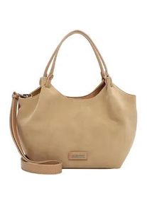 Emily & Noah Shopper EMILY & NOAH "Shopper E&N Jeanna", Damen, Gr. B/H/T: 35cm x 24cm x 10cm 0, beige (sand 420), Polyurethan, Taschen Shopper