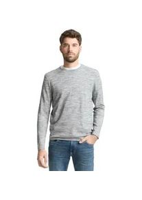 Rundhalspullover Tom Tailor, Herren, Gr. XXL, navy blau multicolor space dye, Strick, Obermaterial: 60% Baumwolle, 40% Polyester, unifarben, regular fit normal, Rundhals, gerader Abschluss, Pullover Rundhalspullover, mit Rundhalsausschnitt